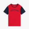 キッズ用モノタイプロゴ カラーブロックTシャツ