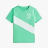 キッズ モノグラム バナー ストライプ Tシャツ
