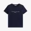 刺繍入りトミーロゴTシャツ