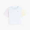 キッズ用ミックスストライプTシャツ