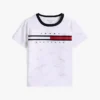 キッズ シグネチャー フラッグ ストライプ ロゴ Tシャツ