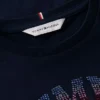 キッズ用 ラインストーン付きトミーロゴTシャツ
