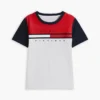 キッズ カラーブロック フラッグストライプ Tシャツ