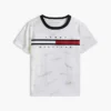 キッズ シグネチャー フラッグ ストライプ ロゴ Tシャツ