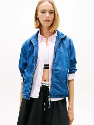 Tommy Jeans シャンブレー ジップジャケット