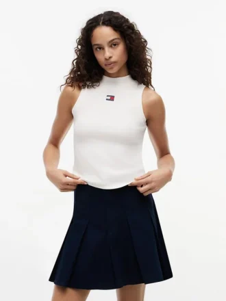 Tommy Jeans スリムフィット モックネック タンクトップ