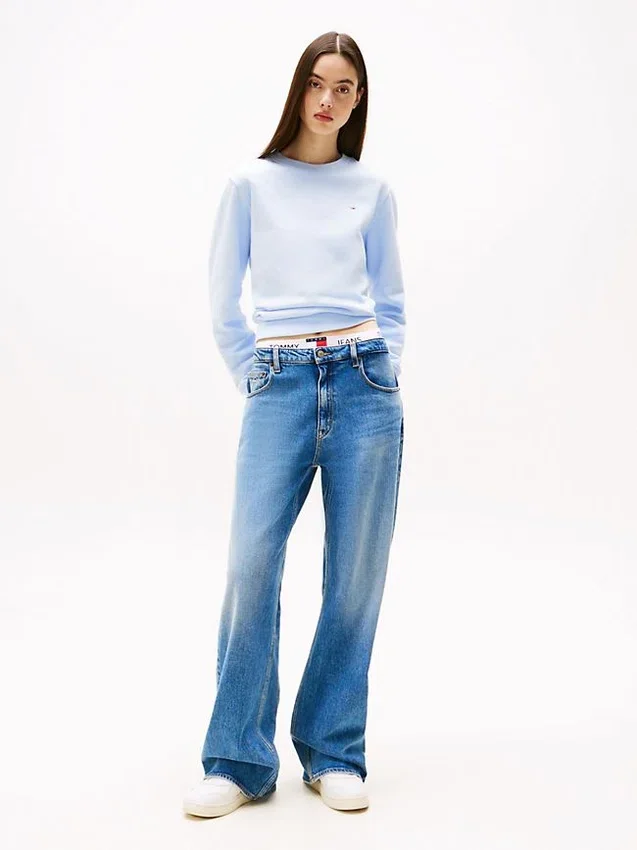 Tommy Jeans フェイド加工 リラックスストレートジーンズ Tommy Jeans フェイド加工 リラックスストレートジーンズ