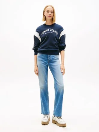 Tommy Jeans ボタンフライ ストレートジーンズ
