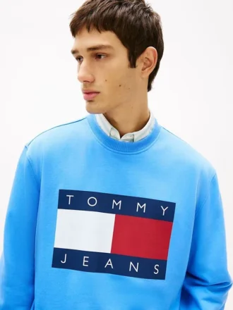 Tommy Jeans ビッグ・フラッグ・ロゴ スウェットシャツ