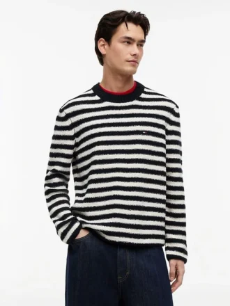 Tommy Jeans ストライプ・ブークレ・セーター