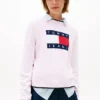 Tommy Jeans フラッグロゴ・ティップド・セーター