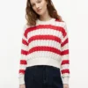 Tommy Jeans ストライプ ケーブルニット セーター