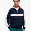 Tommy Jeans カラーブロック クォータージップ Tommy Jeans カラーブロック クォータージップ