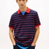 Tommy Jeans レギュラーフィット ストライプ ポロシャツ