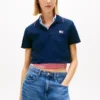 Tommy Jeans クロップド・ボクシーフィット ポロシャツ