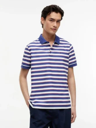 Tommy Jeans レギュラーフィット ストライプ ポロシャツ