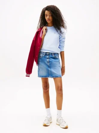 Tommy Jeans ハイライズ デニム ミニスカート
