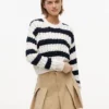 Tommy Jeans ストライプ ケーブルニット セーター