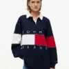Tommy Jeans オーバーサイズフィット フラッグ ラグビー