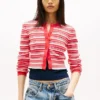 Tommy Jeans スリムフィット ストライプ カーディガン