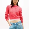 Tommy Jeans スクリプト ケーブルニット セーター
