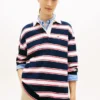 Tommy Jeans リラックスド・ストライプ・ラグビー