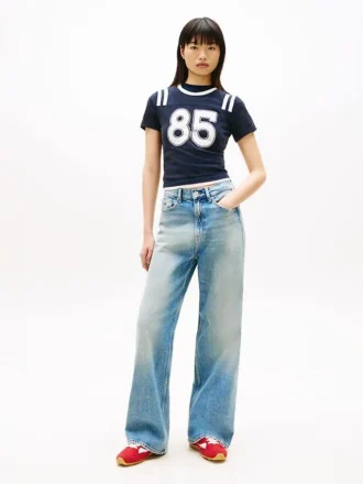 Tommy Jeans ハイライズ ワイドレッグ ジーンズ