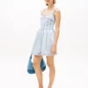 Tommy Jeans プリーツデニムミニドレス Tommy Jeans プリーツデニムミニドレス