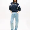 Tommy Jeans クレスト スリムストレートジーンズ