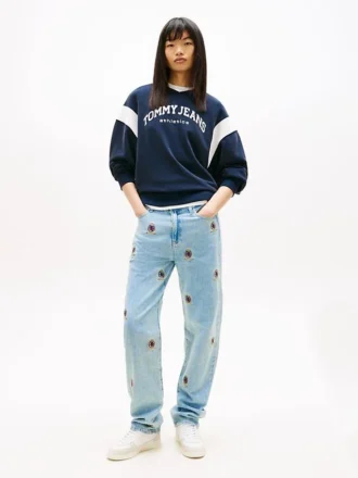 Tommy Jeans クレスト スリムストレートジーンズ