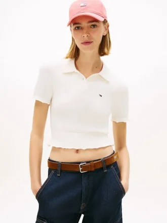 Tommy Jeans レタストリム セーターポロ