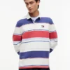 Tommy Jeans リラックス ストライプ ラグビー ポロシャツ