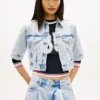 Tommy Jeans ショートスリーブ デニムジャケット Tommy Jeans ショートスリーブ デニムジャケット