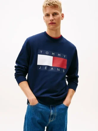 Tommy Jeans ビッグ・フラッグ・ロゴ スウェットシャツ