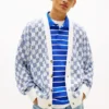 Tommy Jeans リラックスフィット チェックカーディガン Tommy Jeans リラックスフィット チェックカーディガン