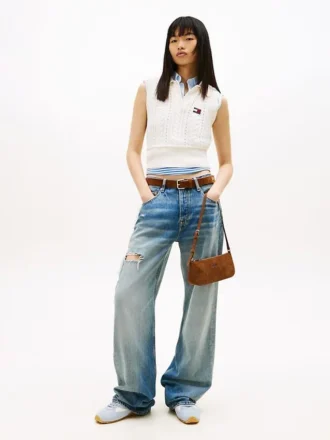 Tommy Jeans ディストレスト・ストレート・ジーンズ