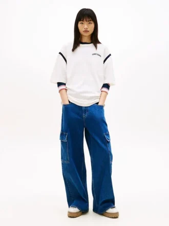 Tommy Jeans ルーズ ワイドレッグ カーゴジーンズ