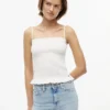 Tommy Jeans スリムフィット シャーリング タンクトップ Tommy Jeans スリムフィット シャーリング タンクトップ