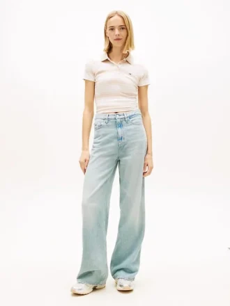 Tommy Jeans ハイライズ ワイドレッグ ジーンズ