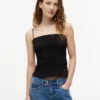 Tommy Jeans スリムフィット シャーリング タンクトップ