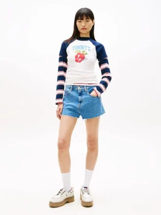 Tommy Jeans ローヘム デニムショーツ