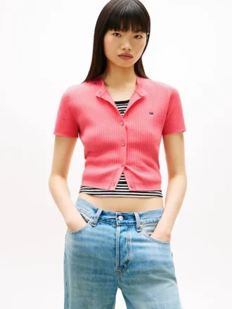 Tommy Jeans 半袖カーディガン