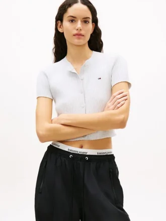 Tommy Jeans 半袖ショーツカーディガン