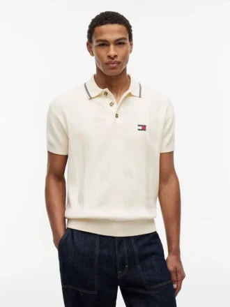 Tommy Jeans 半袖セーターポロ Tommy Jeans 半袖セーターポロ
