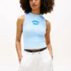 Tommy Jeans パフプリントロゴ タンクトップ