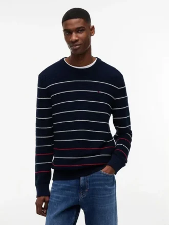 Tommy Jeans スリムフィット ストライプセーター