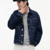 Tommy Jeans ダークウォッシュ デニム ランチジャケット