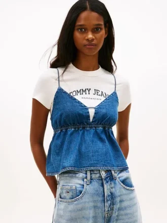 Tommy Jeans シャンブレー タンクトップ