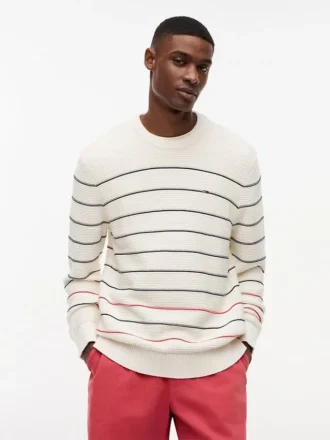 Tommy Jeans スリムフィット ストライプセーター