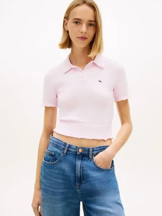 Tommy Jeans レタストリム セーターポロ